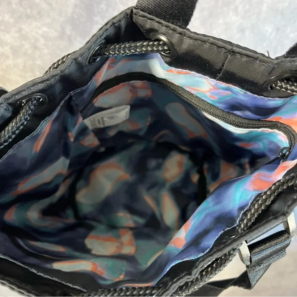Adidas Bag Black & Teal Crossbody Sports Outdoor Workout Travel Hiking 9 x 9 x 6